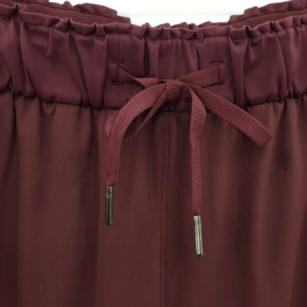Lululemon Keep Moving Pant 10 Cassis Red